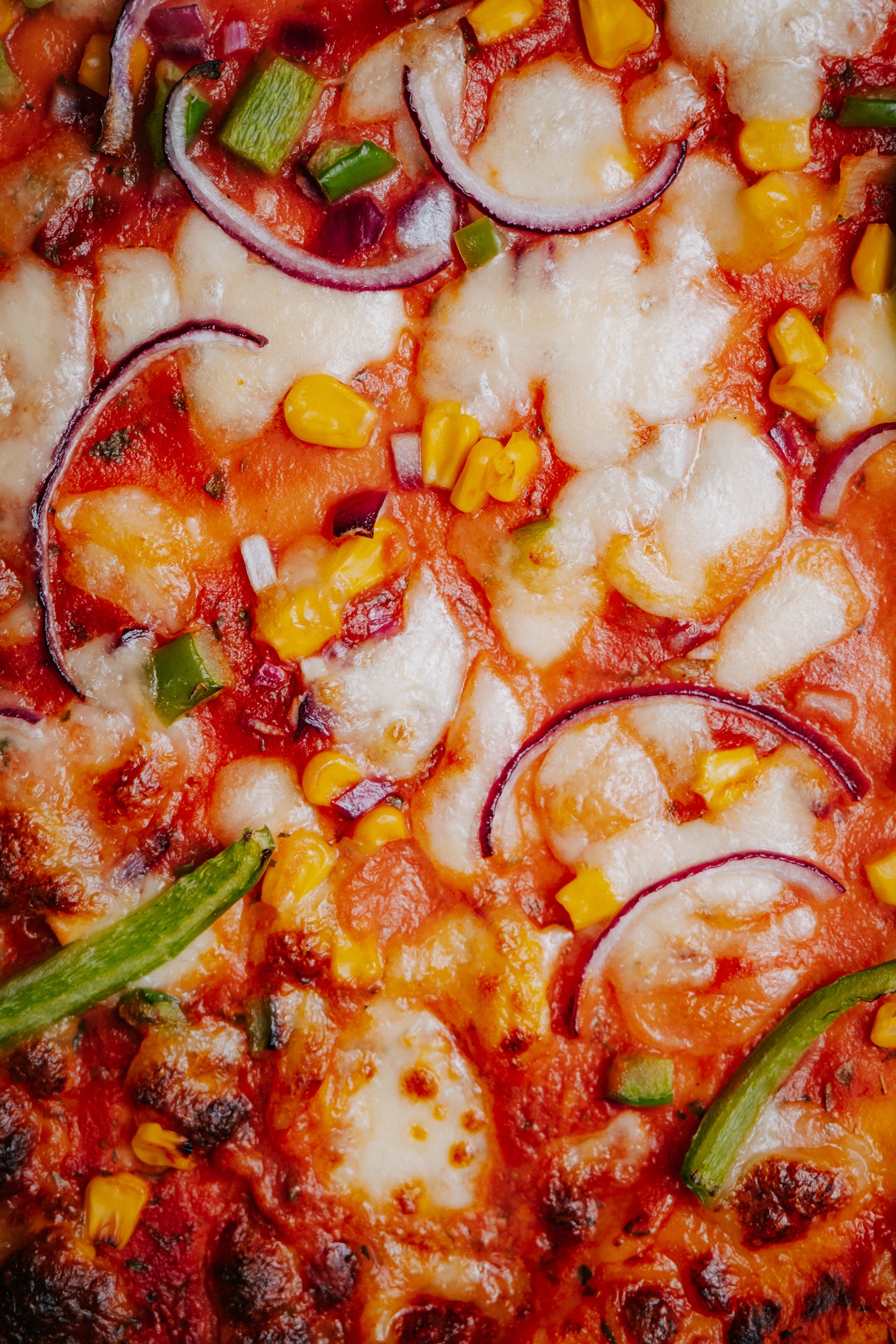 Veggie Pizza with Hot Honey