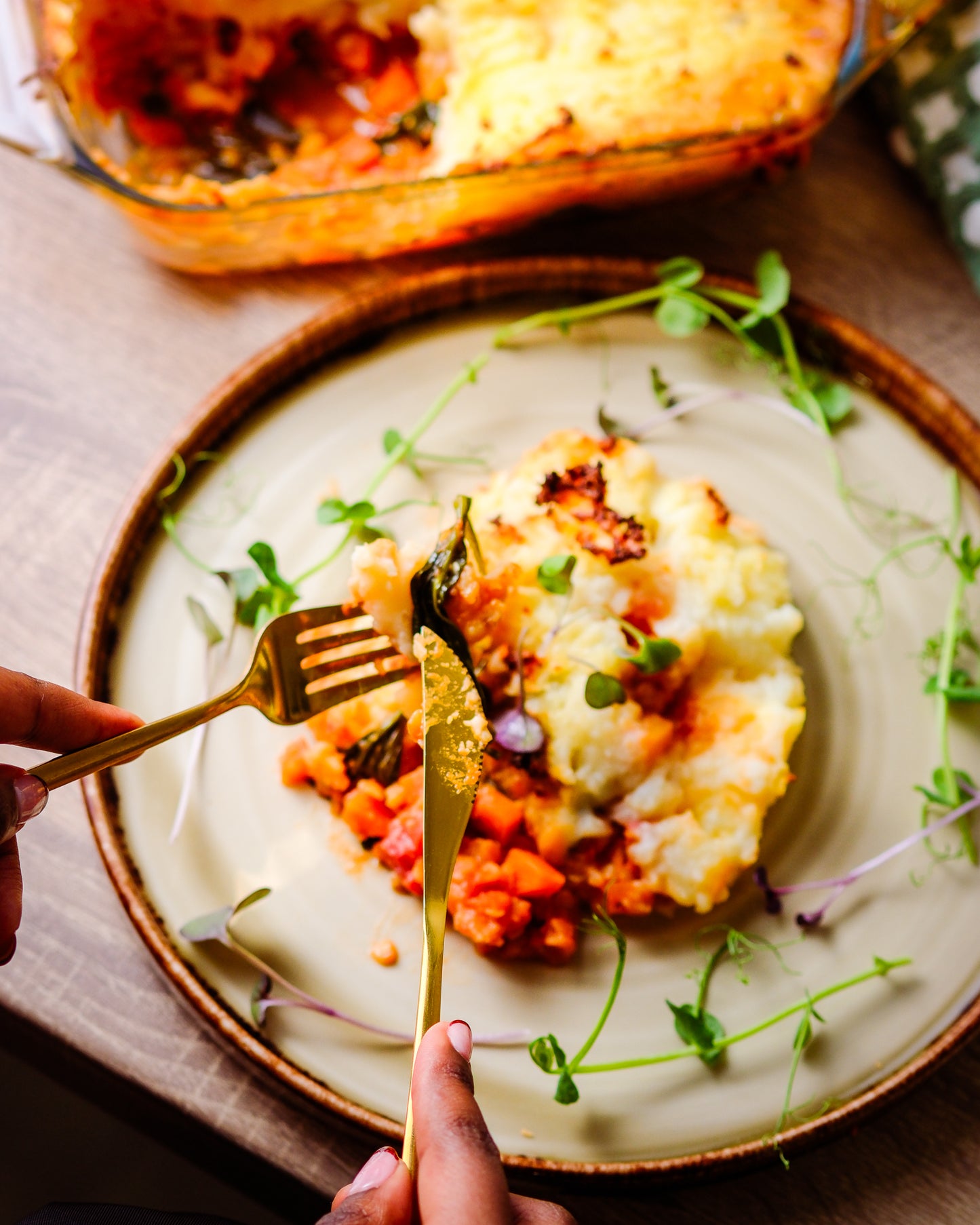 Vegetable & Lentil Cottage Pie