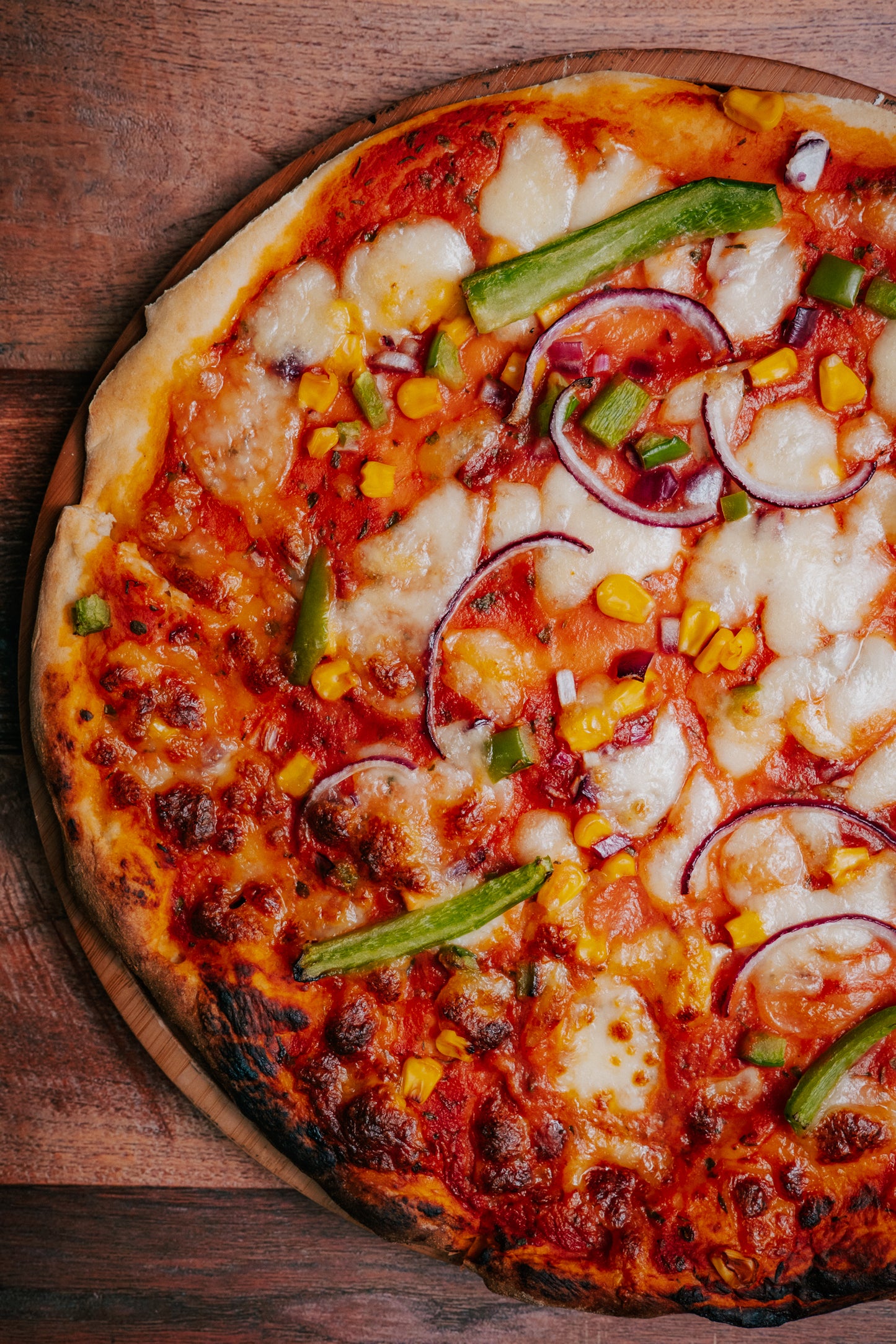 Veggie Pizza with Hot Honey