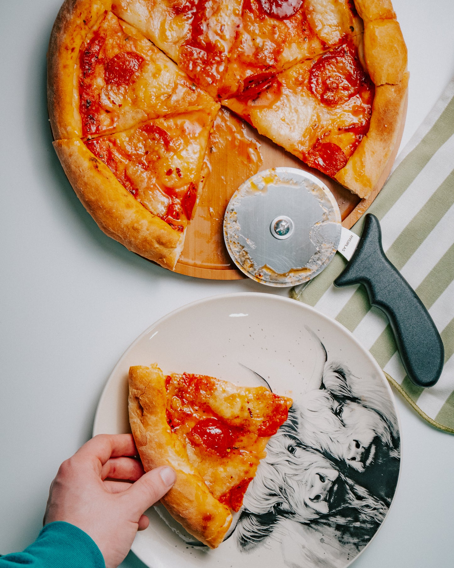 Pepperoni Pizza with Hot Honey