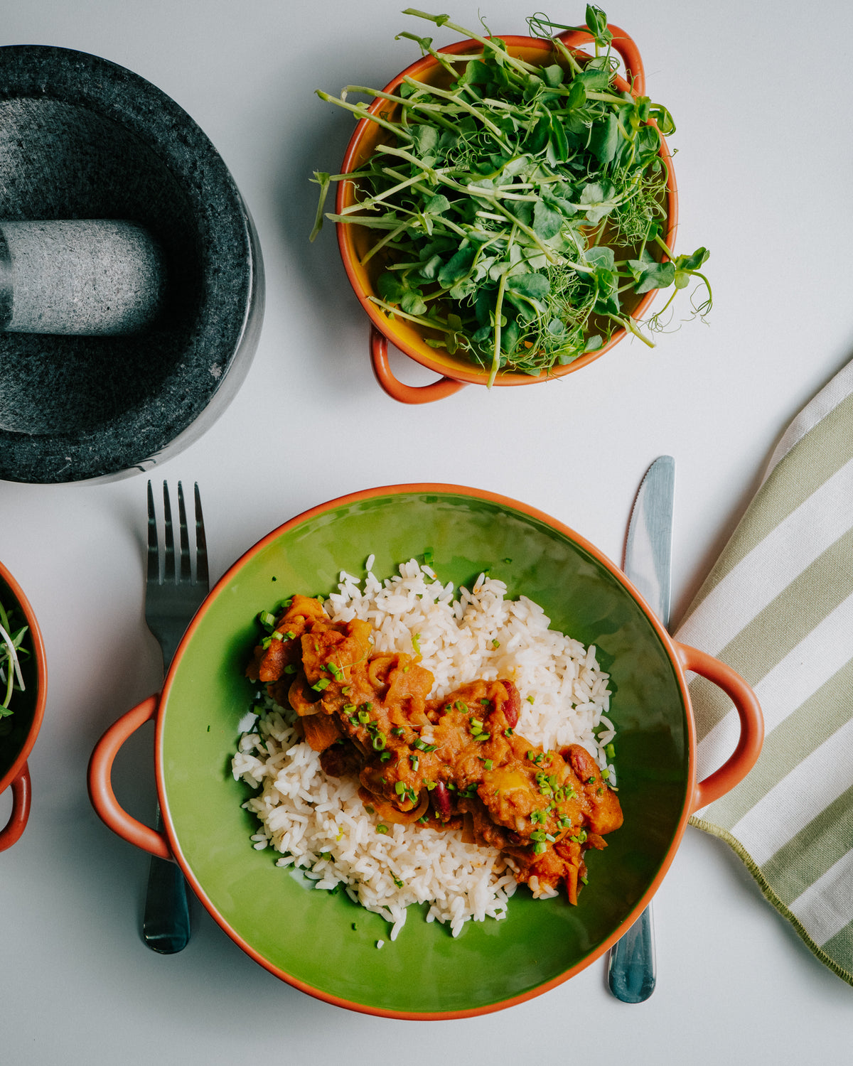 Ramja and Potato Curry