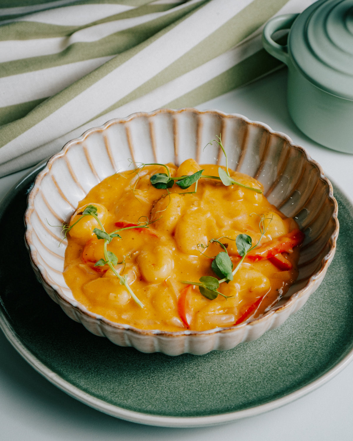 Thai Style Red Curry Gnocchi