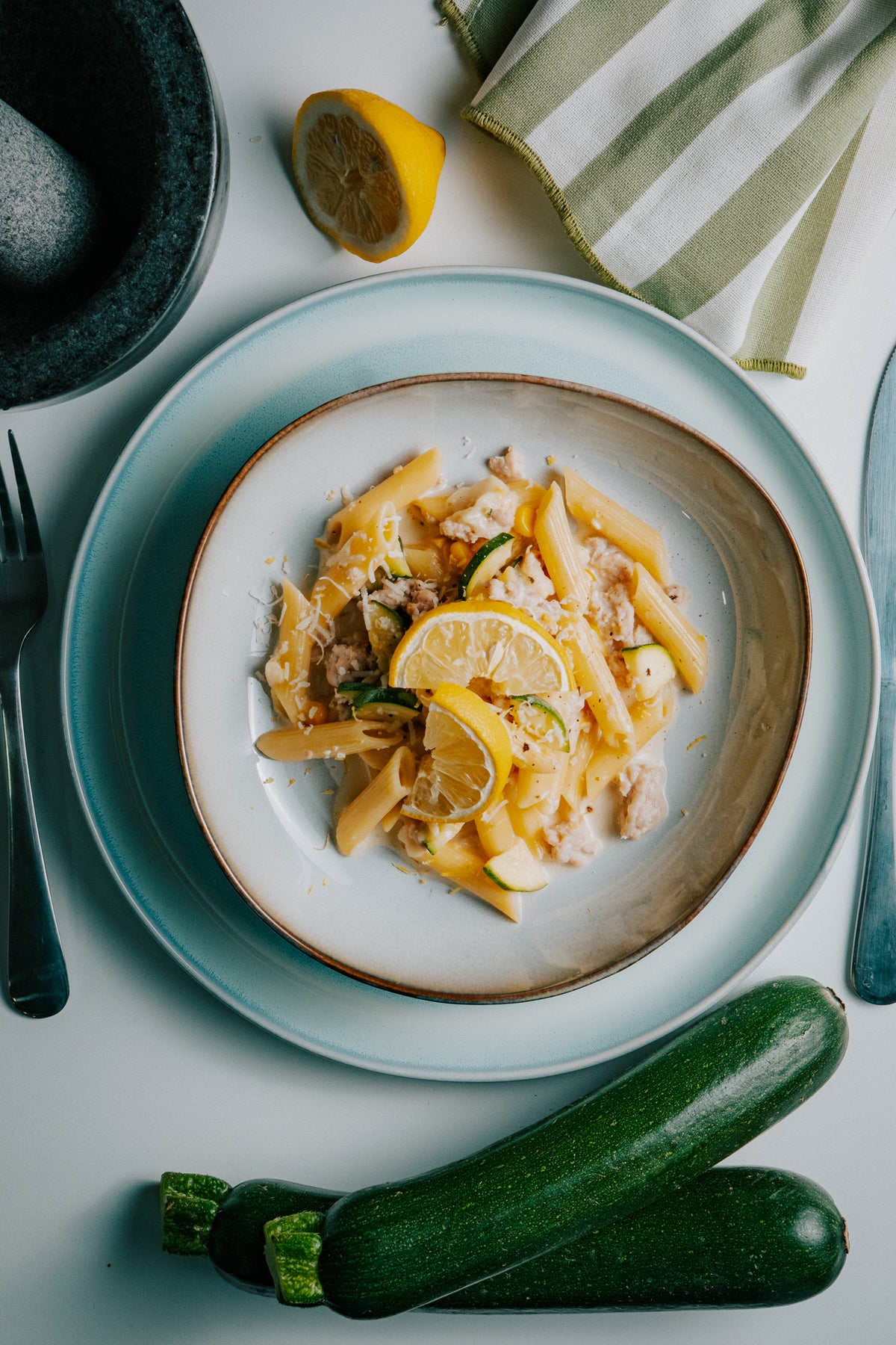 Lemon Garlic Butter Chicken Pasta