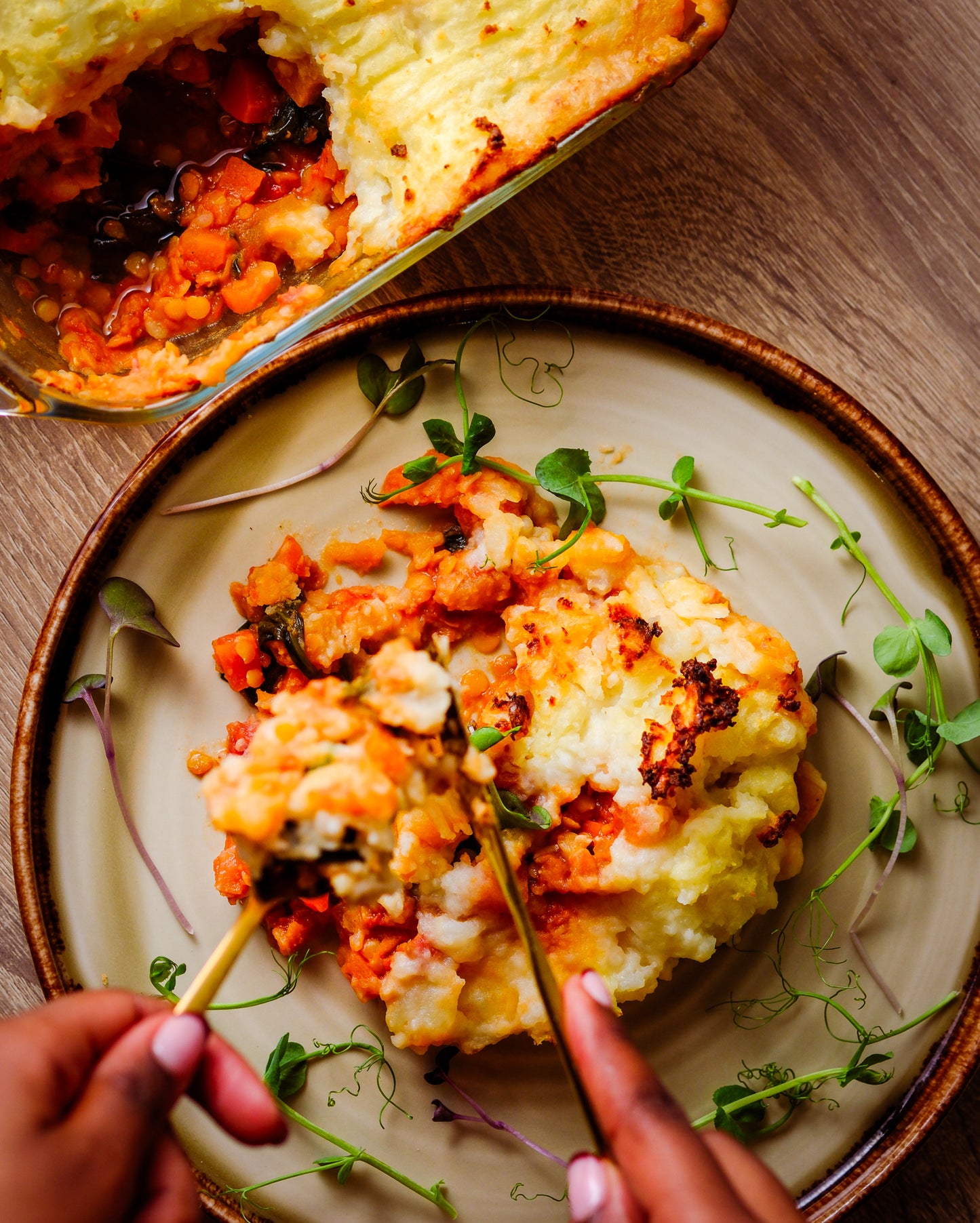Vegetable & Lentil Cottage Pie