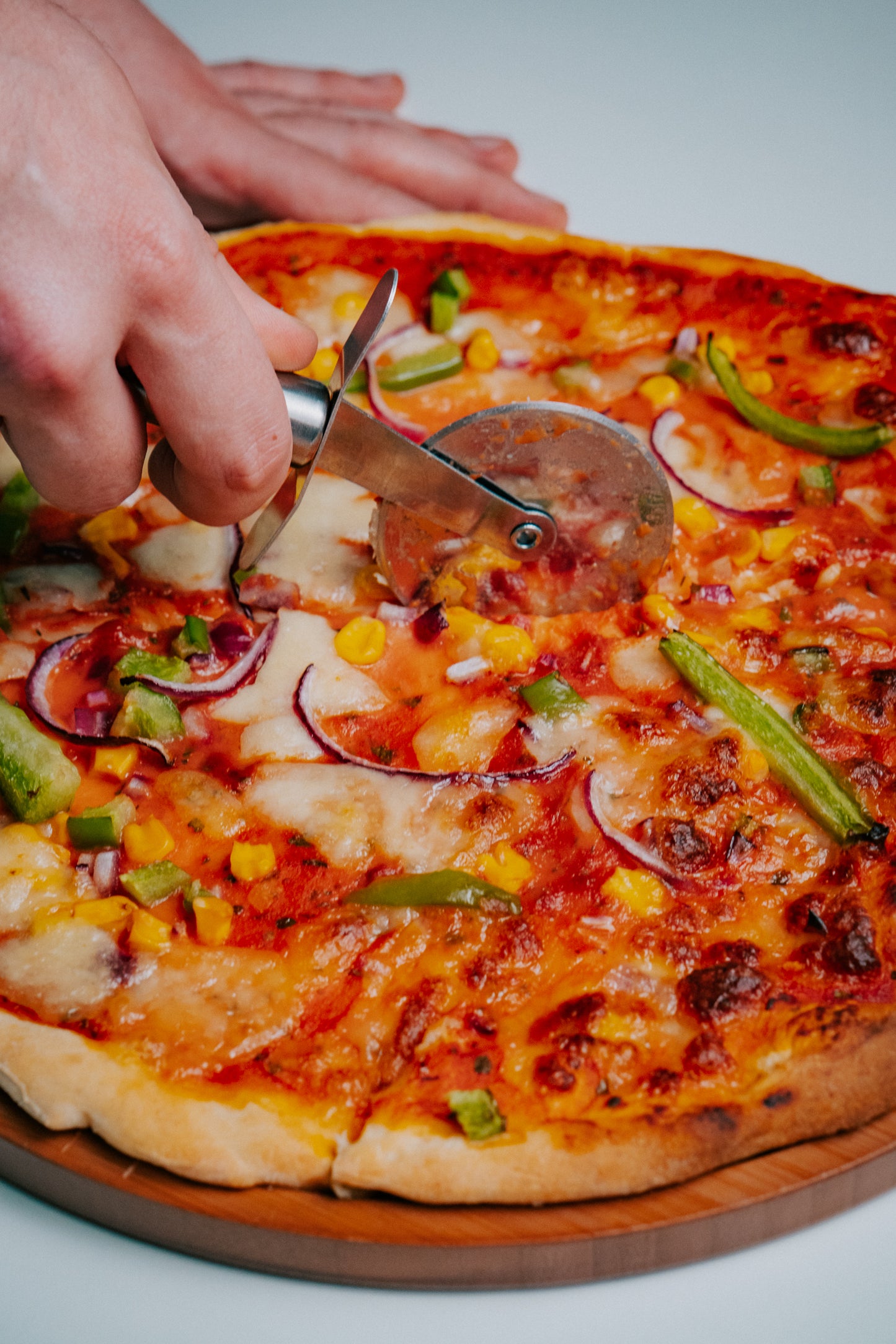 Veggie Pizza with Hot Honey